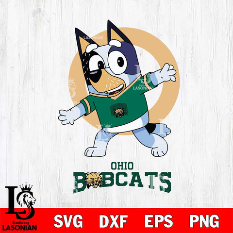 Ohio Bobcats Bandit Heeler Rugby Svg Eps Dxf Png File, Digital Download ,Instant Download, Cricut File