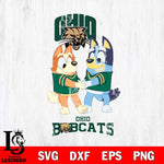 Ohio Bobcats Bluey Chilli Dance Svg Eps Dxf Png File, Digital Download, Instant Download