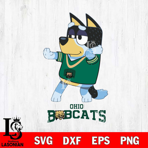 Ohio Bobcats Bluey Dad Dance Svg Eps Dxf Png File, Digital Download, Instant Download