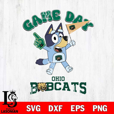 Ohio Bobcats Bluey Game Day Svg Eps Dxf Png File, Digital Download, Instant Download