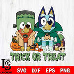 Ohio Bobcats Bluey Halloween Trick or Treat Svg Eps Dxf Png File, Digital Download, Instant Download