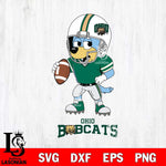 Ohio Bobcats Bluey rugby Svg Eps Dxf Png File, Digital Download ,Instant Download, Cricut File