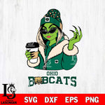 Ohio Bobcats Boujee Grinch Girls Christmas Cut Files Cricut, Svg Dxf Eps Png file, Digital download , Silhouette