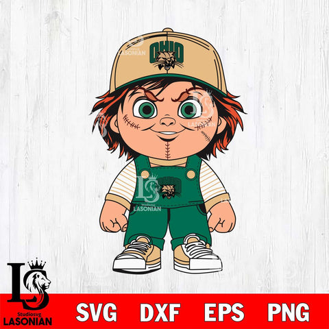 Ohio Bobcats Chucky Horror Svg Eps Dxf Png File, NCAA svg, Digital Download, Instant Download