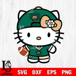 Ohio Bobcats Cute Hello Kitty Football 10 Svg Eps Dxf Png File, NCAA svg, Digital Download, Instant Download