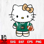 Ohio Bobcats Cute Hello Kitty Football 8 Svg Eps Dxf Png File, NCAA svg, Digital Download, Instant Download