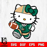 Ohio Bobcats Cute Hello Kitty Football 9 Svg Eps Dxf Png File, NCAA svg, Digital Download, Instant Download