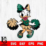 Ohio Bobcats Daisy Duck Cheerleader Svg Eps Dxf Png File, NCAA svg, Digital Download, Instant Download