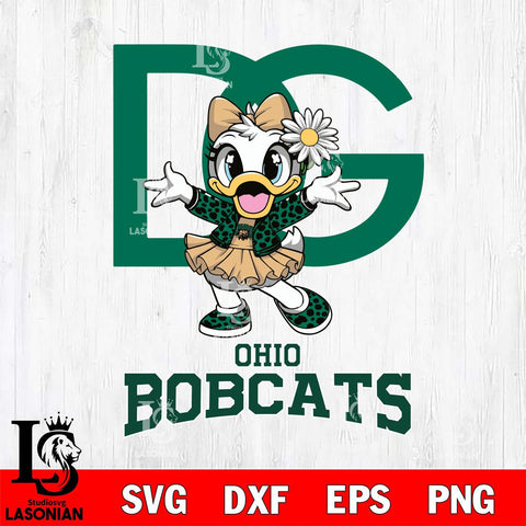 Ohio Bobcats Dolce And Gabbana Daisy Duck Disney Svg Eps Dxf Png File, Digital Download, Instant Download