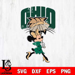 Ohio Bobcats Fancy Minnie Svg Eps Dxf Png File, Digital Download, Instant Download