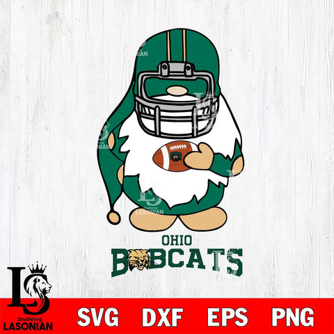 Ohio Bobcats Gnomes Christmas Svg Eps Dxf Png File, Digital Download, Instant Download