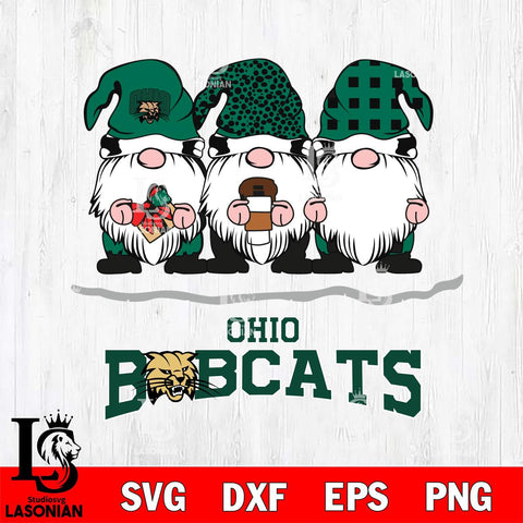 Ohio Bobcats Gnomes Coffee Svg Eps Dxf Png File, Digital Download, Instant Download