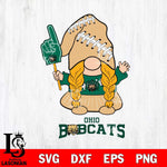 Ohio Bobcats Gnomes Fan Svg Eps Dxf Png File, Digital Download, Instant Download