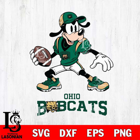 Ohio Bobcats Goofy Disney, Svg Eps Dxf Png File, Digital Download