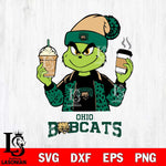 Ohio Bobcats Grinch 2 coffee Svg Eps Dxf Png File, Digital Download, Instant Download