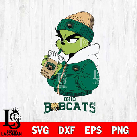 Ohio Bobcats Grinch Bougie Sport Svg Eps Dxf Png File, Digital Download, Instant Download