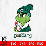 Ohio Bobcats Grinch Tree Cake Svg Eps Dxf Png File, Digital Download, Instant Download