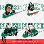 Ohio Bobcats Halloween Nike NCAA Bundle 4 Svg Eps Dxf Png File, Digital Download, Instant Download