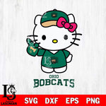 Ohio Bobcats Hello Kitty Best Fan Svg Eps Dxf Png File, Digital Download, Instant Download