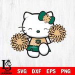 Ohio Bobcats Hello Kitty Cheerleader Svg Eps Dxf Png File, Digital Download, Instant Download