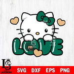 Ohio Bobcats Hello Kitty Love Svg Eps Dxf Png File, Digital Download, Instant Download