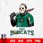 Ohio Bobcats Jason Voorhees 11 Svg Eps Dxf Png File, Digital Download