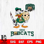 Ohio Bobcats Jason Voorhees 12 Svg Eps Dxf Png File, Digital Download