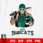 Ohio Bobcats Jason Voorhees 2 Svg Eps Dxf Png File, Digital Download