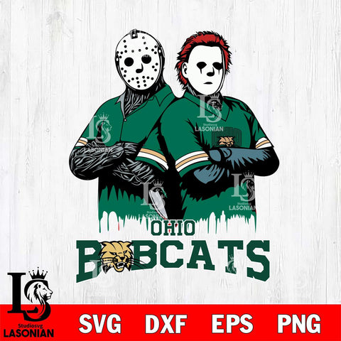 Ohio Bobcats Jason Voorhees 8 Svg Eps Dxf Png File, Digital Download