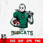 Ohio Bobcats Jason Voorhees 9 Svg Eps Dxf Png File, Digital Download