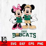 Ohio Bobcats Mickey Minnie Mouse Sport Svg Eps Dxf Png File, NCAA svg , File Cut , Digital Download , Instant Download, Cut Svg Files