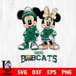 Ohio Bobcats Mickey Minnie Rugby Hoodie Svg Eps Dxf Png File, NCAA svg , File Cut , Digital Download , Instant Download, Cut Svg Files