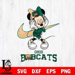 Ohio Bobcats Minnie Mouse Dancing NIKE, Svg Eps Dxf Png File, Digital Download