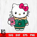 Ohio Bobcats Pretty Hello Kitty Svg Eps Dxf Png File, Digital Download, Instant Download