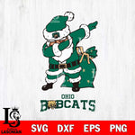 Ohio Bobcats Santa Claus Ugly Svg dxf eps png pdf file,NCAA svg,Digital Download,Cricut file