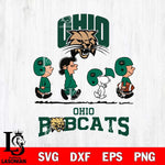 Ohio Bobcats Snoopy Sport 12 Svg Eps Dxf Png File, Digital Download