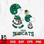 Ohio Bobcats Snoopy Sport Svg Eps Dxf Png File, Digital Download