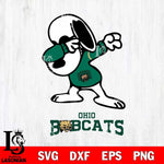 Ohio Bobcats Snoopy Sport 3 Svg Eps Dxf Png File, Digital Download