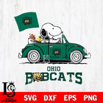 Ohio Bobcats Snoopy Sport 5 Svg Eps Dxf Png File, Digital Download