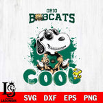 Ohio Bobcats Snoopy Sport 7 Svg Eps Dxf Png File, Digital Download