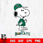 Ohio Bobcats Snoopy Sport 8 Svg Eps Dxf Png File, Digital Download