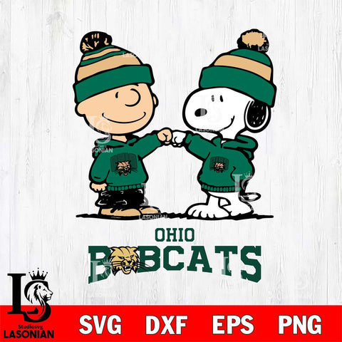 Ohio Bobcats Snoopy Sport 9 Svg Eps Dxf Png File, Digital Download