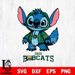 Ohio Bobcats Stitch Halloween Svg Eps Dxf Png File, NCAA svg, Digital Download, Instant Download