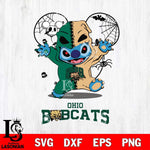 Ohio Bobcats Stitch Horror Halloween 2 Svg Eps Dxf Png File, Digital Download, Instant Download