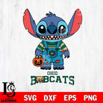 Ohio Bobcats Stitch Horror Halloween Svg Eps Dxf Png File, NCAA svg, Digital Download, Instant Download