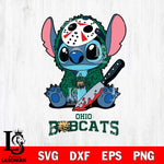 Ohio Bobcats Stitch Jason Voorhees Svg Eps Dxf Png File, NCAA svg, Digital Download, Instant Download