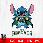 Ohio Bobcats Stitch Vampire halloween Svg Eps Dxf Png File, NCAA svg, Digital Download, Instant Download