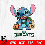 Ohio Bobcats Stitch Zombie Svg Eps Dxf Png File, NCAA svg, Digital Download, Instant Download