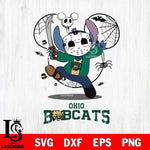 Ohio Bobcats Stitch jason voorhees Halloween Svg Eps Dxf Png File, Digital Download, Instant Download