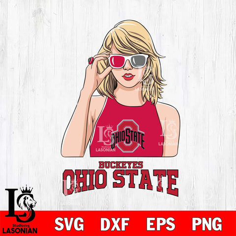 Ohio State Buckeyes And Taylor Swift Fan Svg Eps Dxf Png File, Digital Download, Instant Download